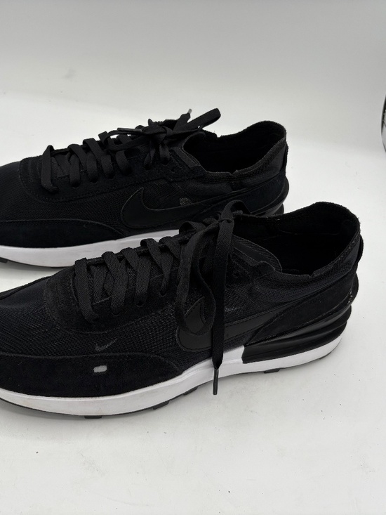 Nike Mens Waffle One Running Shoes DA7995-001 Men's Black/Black-White Size 9 - Picture 3 of 12